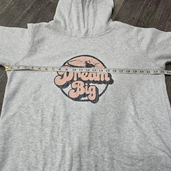 Sport Shuttle DREAM BIG Pullover Graphic NASA Souvenir Kangaroo Sweater Hoodie - Picture 6 of 8